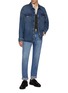 Figure View - Click To Enlarge - FRAME - Relaxed Double Pocket Denim Shirt