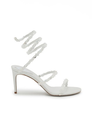 Main View - Click To Enlarge - RENÉ CAOVILLA - Cinderella 80 Crystal Embellished Satin Sandals