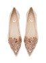 Detail View - Click To Enlarge - RENÉ CAOVILLA - Veneziana Embellished Lace Flats