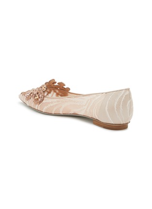  - RENÉ CAOVILLA - Veneziana Embellished Lace Flats