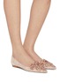 Figure View - Click To Enlarge - RENÉ CAOVILLA - Veneziana Embellished Lace Flats