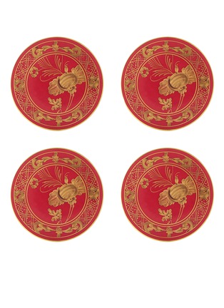 Main View - Click To Enlarge - GINORI 1735 - Oriente Italiano Oggeti Coasters Set of 4 — Rubrum