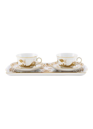 Main View - Click To Enlarge - GINORI 1735 - Oriente Italiano Tea Set with Tray — Aurum