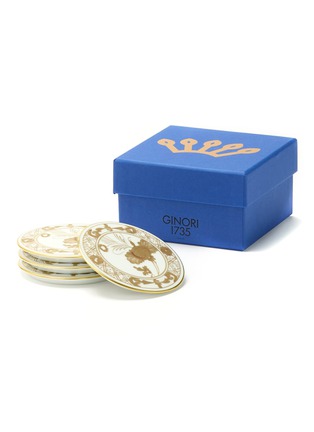 Main View - Click To Enlarge - GINORI 1735 - Oriente Italiano Oggeti Coasters Set of 4 — Aurum