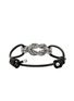 Back View - Click To Enlarge - JOHN HARDY - Love Knot Sterling Silver Leather Bracelet — Size XS-S