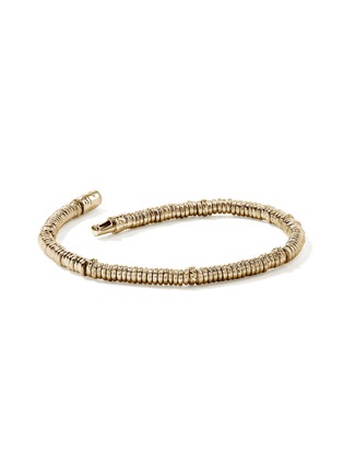 Detail View - Click To Enlarge - JOHN HARDY - Heishi 14K Gold Bracelet — Size UL