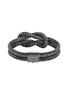 Back View - Click To Enlarge - JOHN HARDY - Love Knot Sterling Silver Black Rhodium Extra Small Chain Bracelet — Size UM