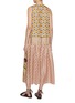 Back View - Click To Enlarge - BIYAN - Drop Waist Printed Silk Dress