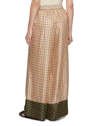 Back View - Click To Enlarge - BIYAN - Printed Wide Leg Silk Pants