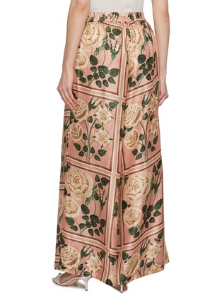 Back View - Click To Enlarge - BIYAN - Printed Wide Leg Silk Pants