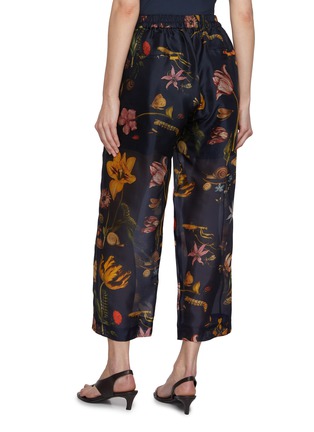 Back View - Click To Enlarge - BIYAN - Printed Ankle Silk Pants