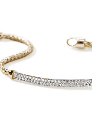 Detail View - Click To Enlarge - JOHN HARDY - JH Essentials Diamond Pavé 14K Gold Bracelet — Size US