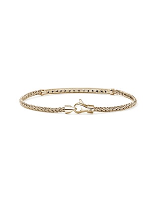 Back View - Click To Enlarge - JOHN HARDY - JH Essentials Diamond Pavé 14K Gold Bracelet — Size US