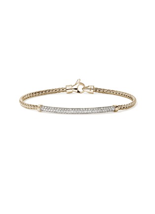 Main View - Click To Enlarge - JOHN HARDY - JH Essentials Diamond Pavé 14K Gold Bracelet — Size US