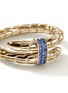 Detail View - Click To Enlarge - JOHN HARDY - Spear Blue Sapphire 14K Gold Wrap Ring — Size 7