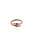 Main View - Click To Enlarge - JOHN HARDY - Spear Treated Ruby 14K Rose Gold Wrap Ring — Size 7