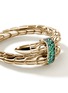 Detail View - Click To Enlarge - JOHN HARDY - Spear Emerald 14K Gold Wrap Ring — Size 7