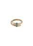 Main View - Click To Enlarge - JOHN HARDY - Spear Emerald 14K Gold Wrap Ring — Size 7