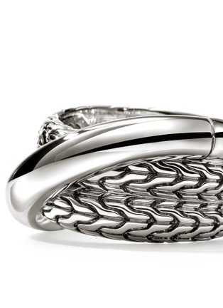 Detail View - Click To Enlarge - JOHN HARDY - JH Essentials Sterling Silver Crossover Ring — Size 7