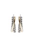 Main View - Click To Enlarge - JOHN HARDY - JH Essentials 14K Gold Sterling Silver Crossover Earrings