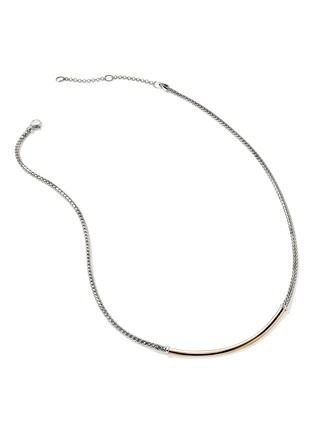 Detail View - Click To Enlarge - JOHN HARDY - JH Essentials 14K Gold Sterling Silver Necklace — Size 16-18