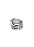 Back View - Click To Enlarge - JOHN HARDY - JH Essentials 14K Gold Sterling Silver Crossover Ring — Size 7