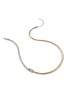 Detail View - Click To Enlarge - JOHN HARDY - Love Knot 14K Gold and Sterling Silver Chain Necklace — Size 16-18