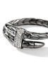 Detail View - Click To Enlarge - JOHN HARDY - Spear Diamond Pavé Black Rhodium Wrap Ring — Size 7