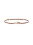 Back View - Click To Enlarge - JOHN HARDY - JH Essentials Diamond Pavé 14K Rose Gold Bracelet — Size US