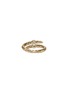 Back View - Click To Enlarge - JOHN HARDY - Spear Black Diamond Pavé 14K Gold Wrap Ring — Size 8