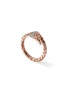 Detail View - Click To Enlarge - JOHN HARDY - Spear Pavé 14K Rose Gold Wrap Ring — Size 6