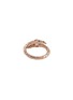 Back View - Click To Enlarge - JOHN HARDY - Spear Pavé 14K Rose Gold Wrap Ring — Size 6