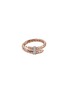 Main View - Click To Enlarge - JOHN HARDY - Spear Pavé 14K Rose Gold Wrap Ring — Size 6