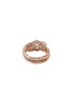 Back View - Click To Enlarge - JOHN HARDY - Spear Diamond Pavé 14K Rose Gold Double Wrap Ring — Size 7