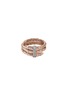 Main View - Click To Enlarge - JOHN HARDY - Spear Diamond Pavé 14K Rose Gold Double Wrap Ring — Size 7