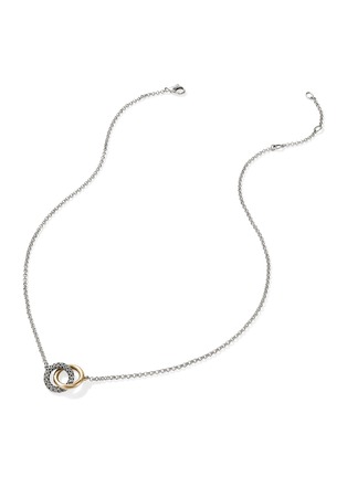 Detail View - Click To Enlarge - JOHN HARDY - JH Essentials 14K Gold Mini Rolo Chain Interlinking Necklace — Size 16-18