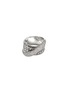 Main View - Click To Enlarge - JOHN HARDY - JH Essentials Diamond Pavé Sterling Silver Crossover Ring — Size 7