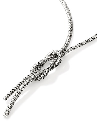 Detail View - Click To Enlarge - JOHN HARDY - Love Knot Sterling Silver Chain Necklace — Size 16-18