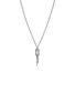 Back View - Click To Enlarge - JOHN HARDY - Love Knot Sterling Silver Chain Necklace — Size 16-18