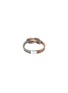 Back View - Click To Enlarge - JOHN HARDY - Love Knot 14K Rose Gold and Sterling Silver Chain Ring — Size 8