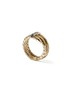 Detail View - Click To Enlarge - JOHN HARDY - Spear Black Diamond Pavé 14K Gold Double Wrap Ring — Size 7