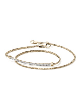 Detail View - Click To Enlarge - JOHN HARDY - JH Essentials Diamond Pavé 14K Gold Bracelet — Size US