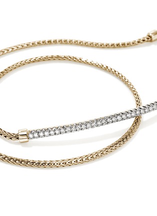 Detail View - Click To Enlarge - JOHN HARDY - JH Essentials Diamond Pavé 14K Gold Bracelet — Size US