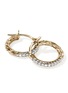 Detail View - Click To Enlarge - JOHN HARDY - JH Essentials Diamond Pavé 14K Gold Hoop Earrings