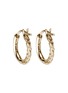 Back View - Click To Enlarge - JOHN HARDY - JH Essentials Diamond Pavé 14K Gold Hoop Earrings