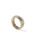 Detail View - Click To Enlarge - JOHN HARDY - JH Essentials Diamond Pavé 14K Gold Crossover Ring — Size 7