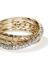 Detail View - Click To Enlarge - JOHN HARDY - JH Essentials Diamond Pavé 14K Gold Crossover Ring — Size 7