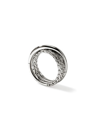 Detail View - Click To Enlarge - JOHN HARDY - JH Essentials Sterling Silver Crossover Ring — Size 7