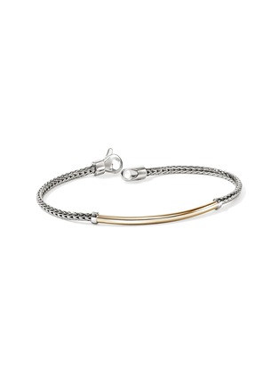 Detail View - Click To Enlarge - JOHN HARDY - JH Essentials 14K Gold Sterling Silver Bracelet — Size US