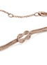  - JOHN HARDY - Love Knot 14K Rose Gold Chain Necklace — Size 16-18